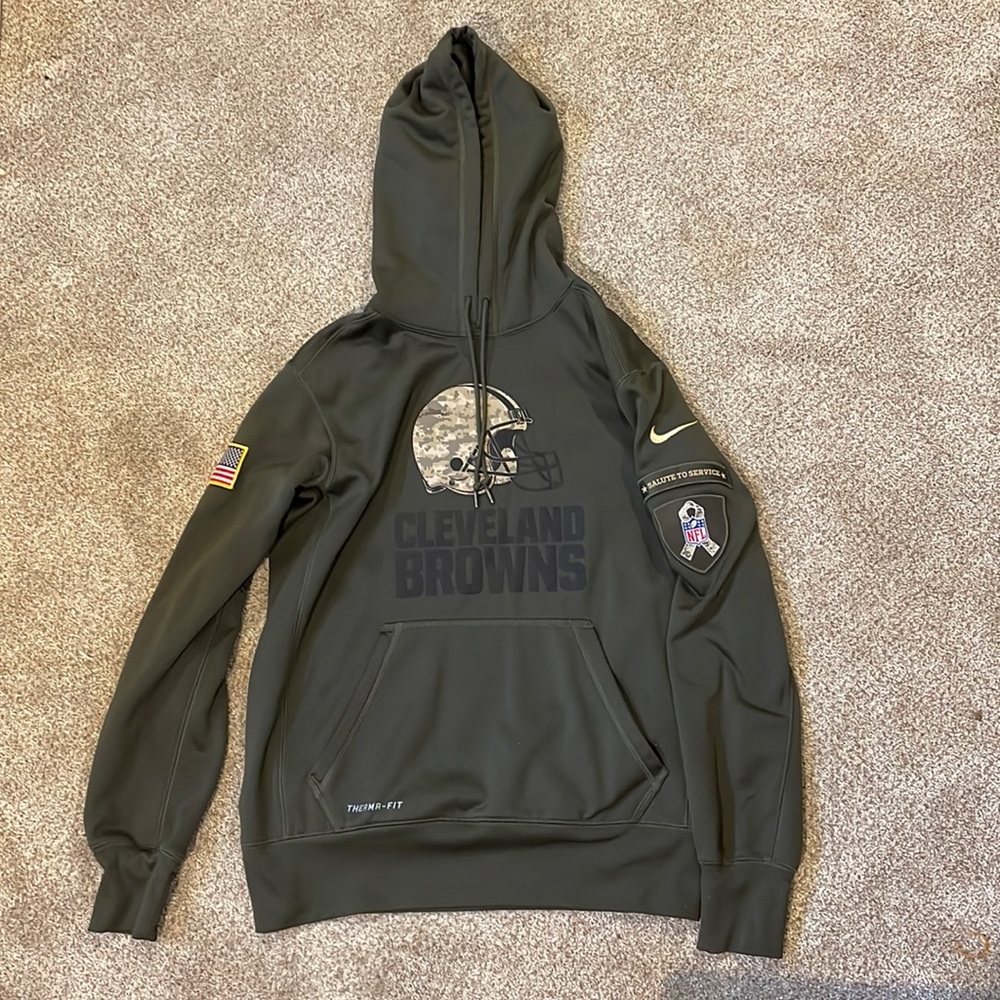 Authentic NFL Salute To Service CLE Browns Hoodie